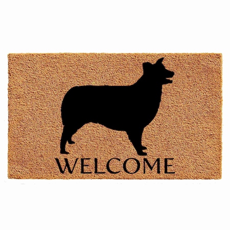 Calloway Mills Entrance Mat, Coir, Natural, Black 105751729